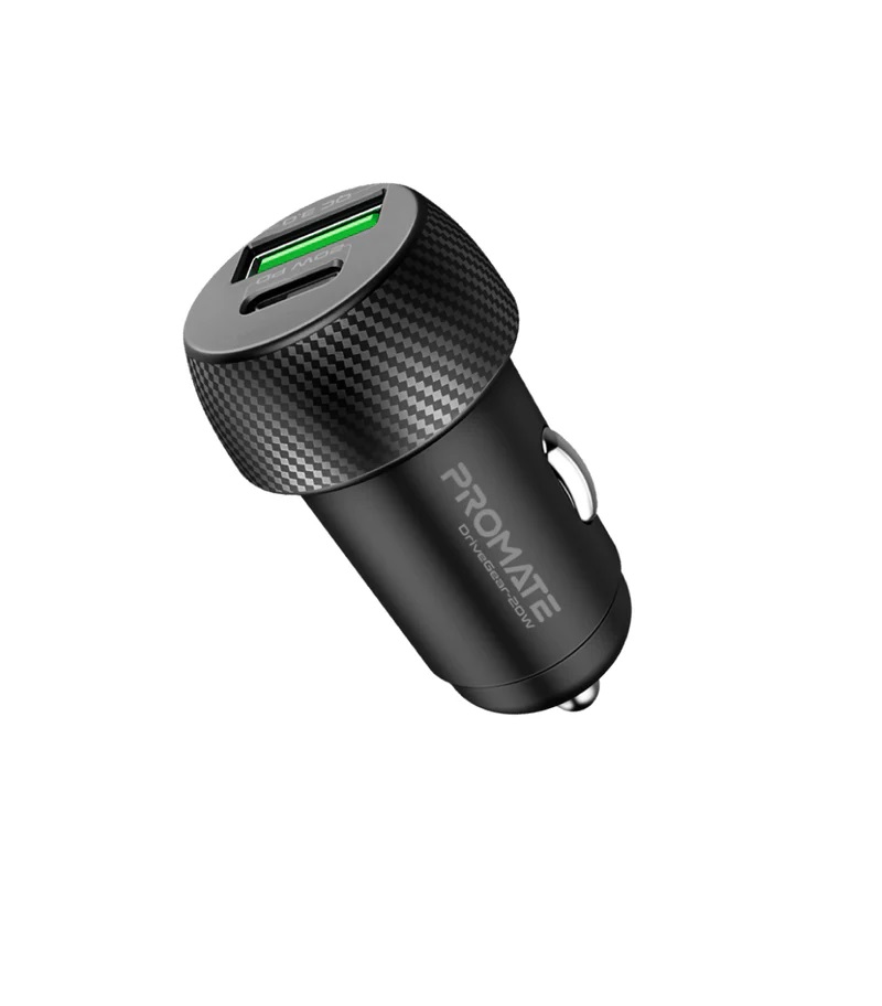 Promate DriveGear-20W Mini Car Charger