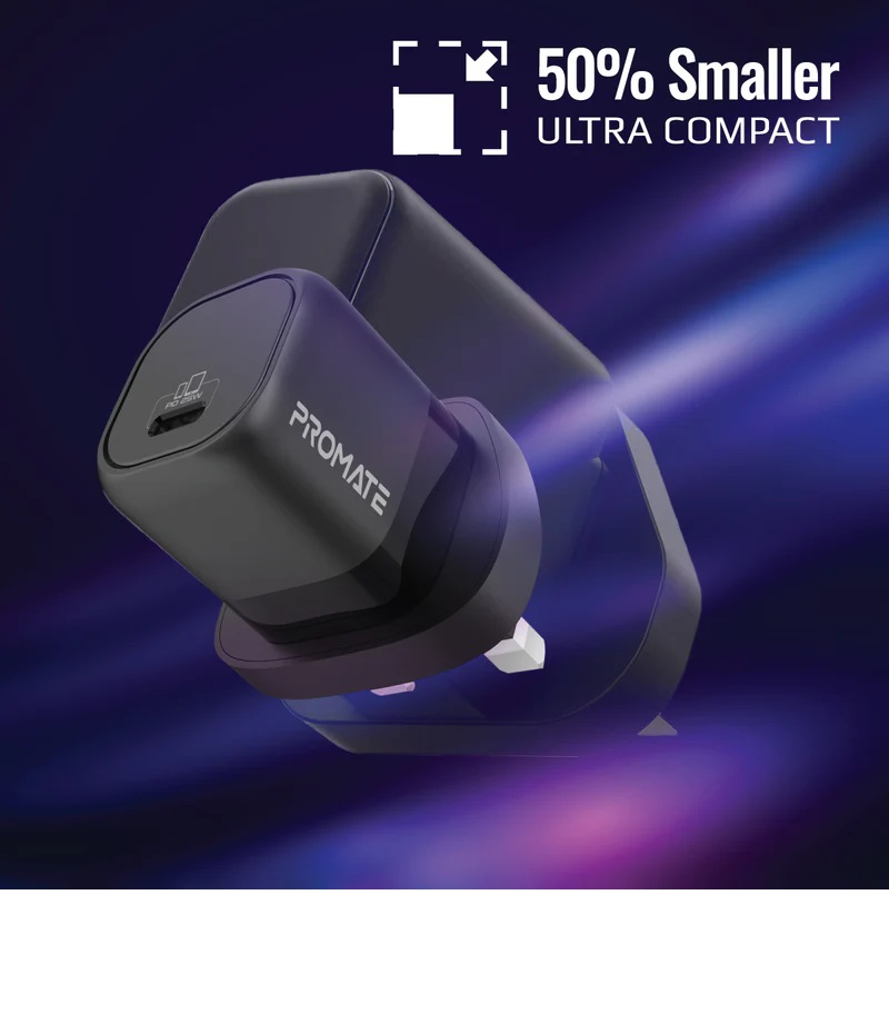 Promate Powerport-25W Delivery USB-C Wall charger