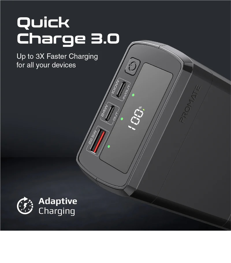 Promate PowerMine-130W 3800mAh