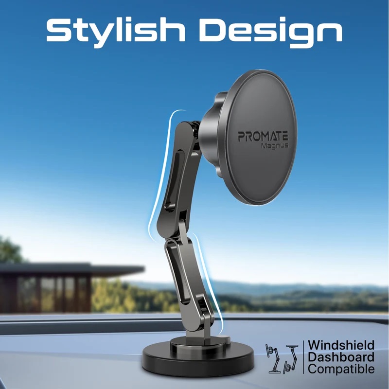 Promate Magnus 360 Cradleless Magnetic Car Phone Mount