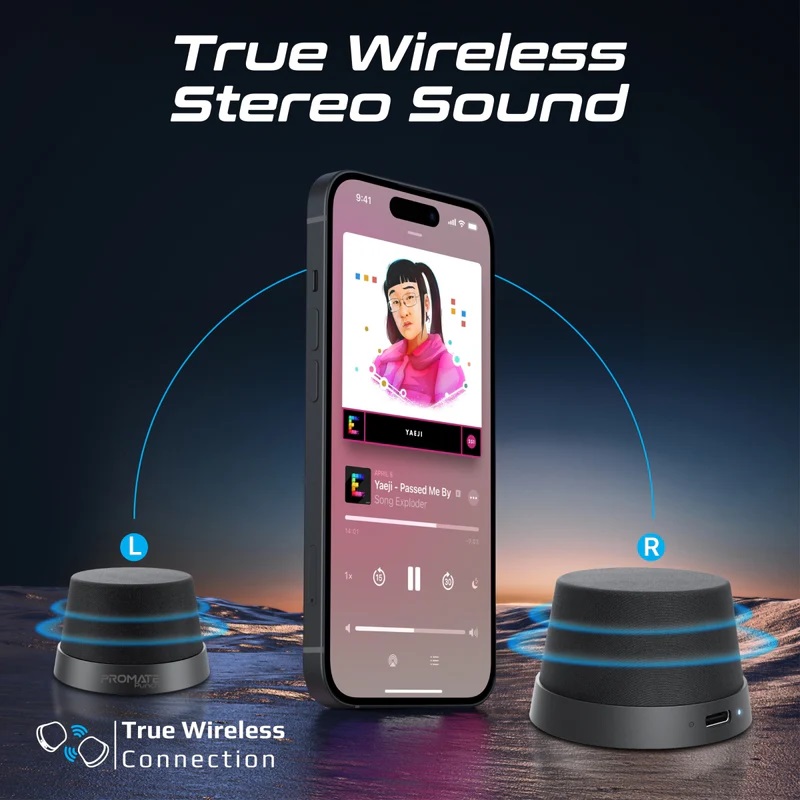 Promate Punch Mini Bluetooth Speaker