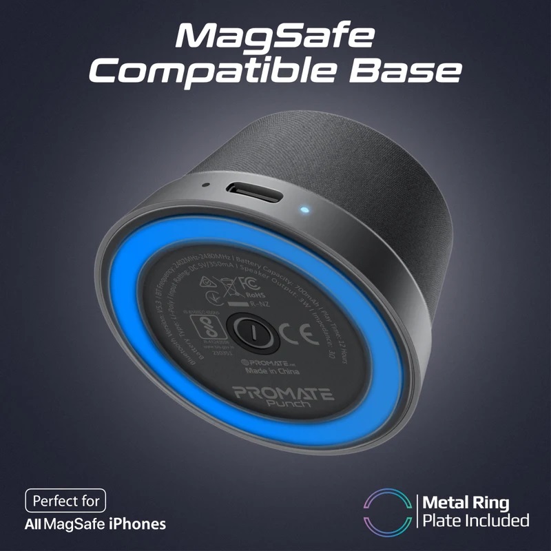 Promate Punch Mini Bluetooth Speaker