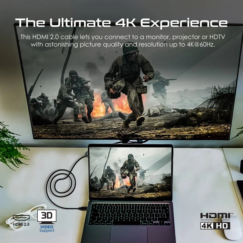 Promate ProLink4K60-300 HDMI Cable