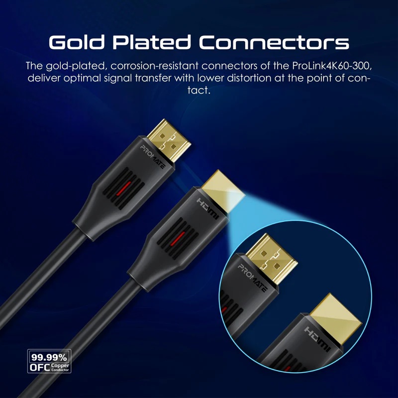 Promate ProLink4K60-300 HDMI Cable