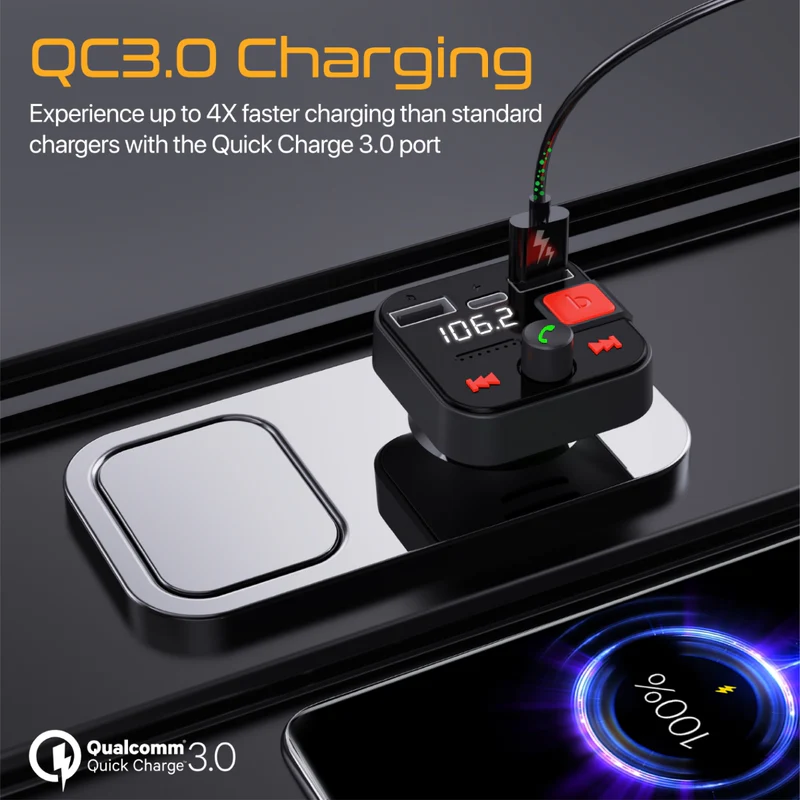 Promate PowerTune-30W FM Transmitter Kit