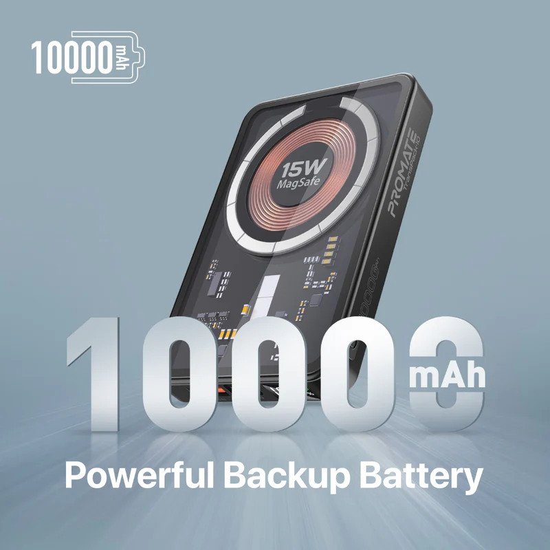 Promate TransPack -10 Magnetic Wireless Powerbank
