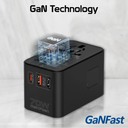 Promate TripMate-GaN70R Travel Adapter 70W