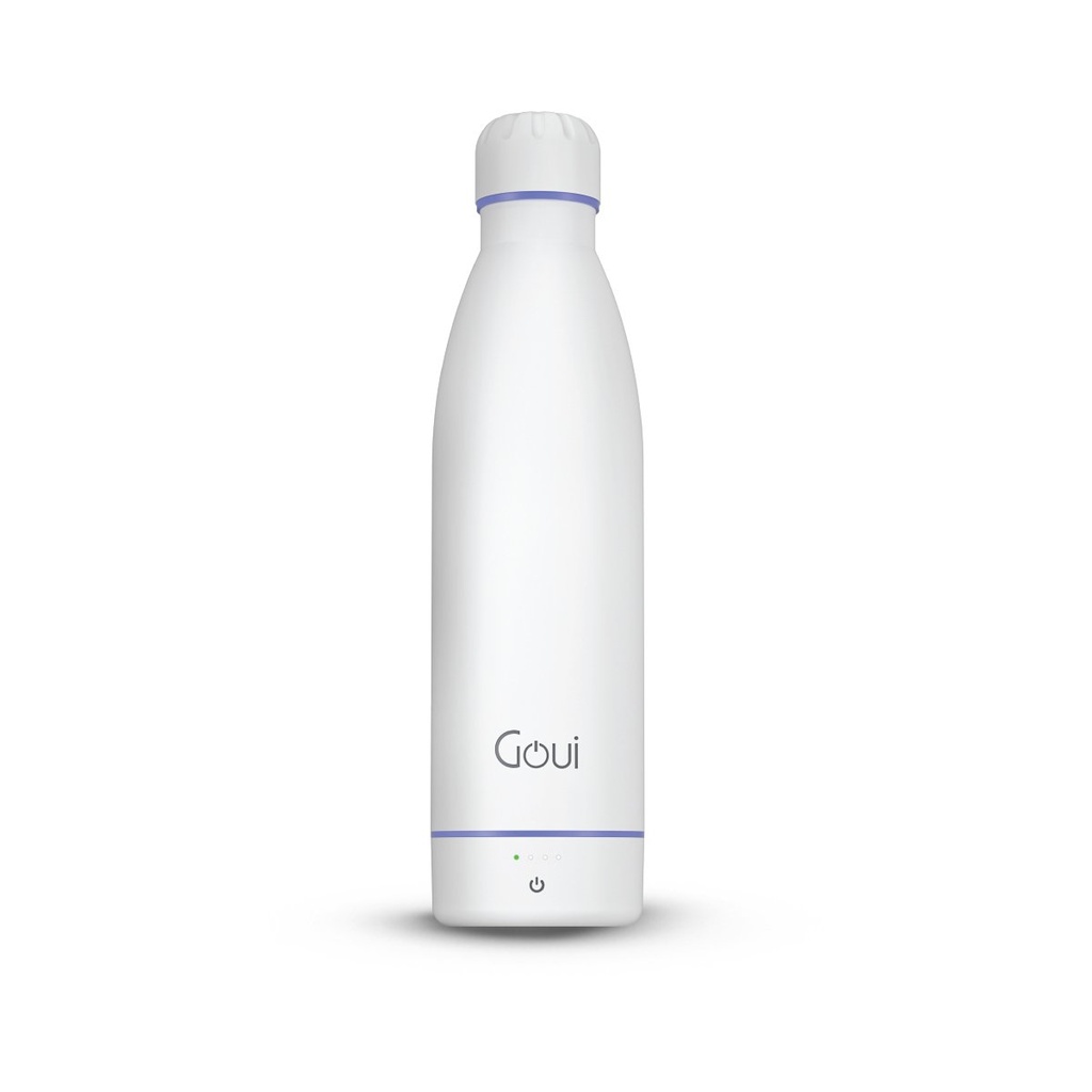 Goui LOCH Bottle/Wireless Charger/Power Bank-Snow White/Purple