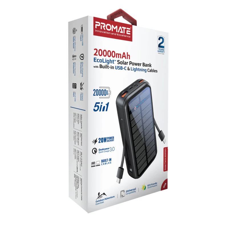 Promate Solartank-20PDCi 20000mAh 20W