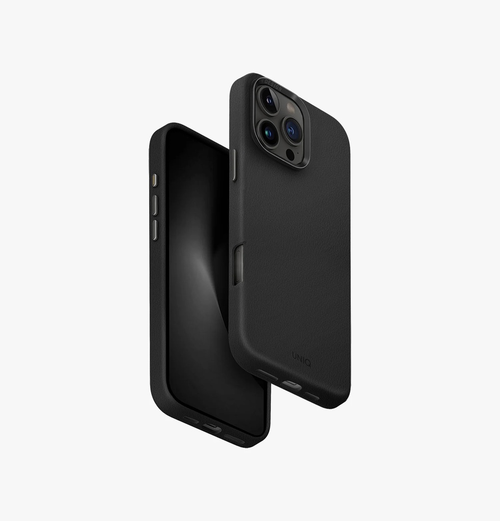 Uniq Lyden Premium iPhone 16 Pro Max Leatherette Case
