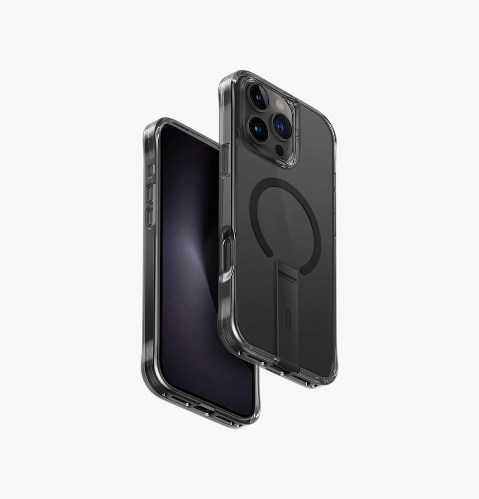 Uniq Eleva Case iPhone 16 Pro Max with Built-in Aluminum Kickstand