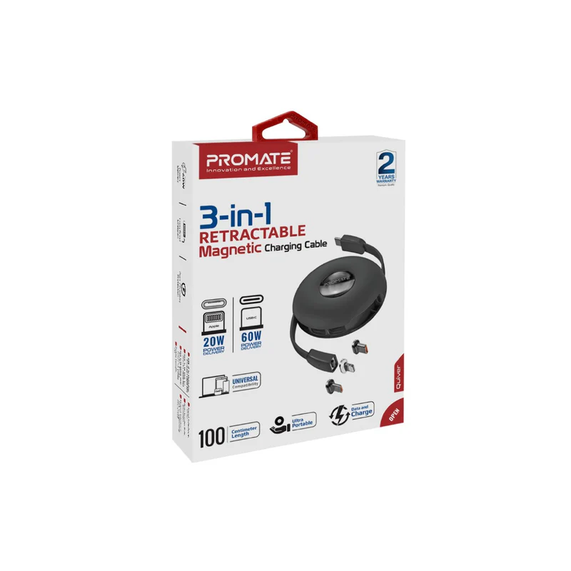 Promate Quiver 3-in-1 Magnetic