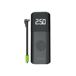 Goui PUMP Portable Air Compressor with USB 3.5mtr Cable and Car Charger-Black